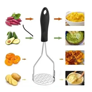 Amassador de Batatas em Aço Inox e Nylon — purês perfeitos com menos esforço - Imagem 6
