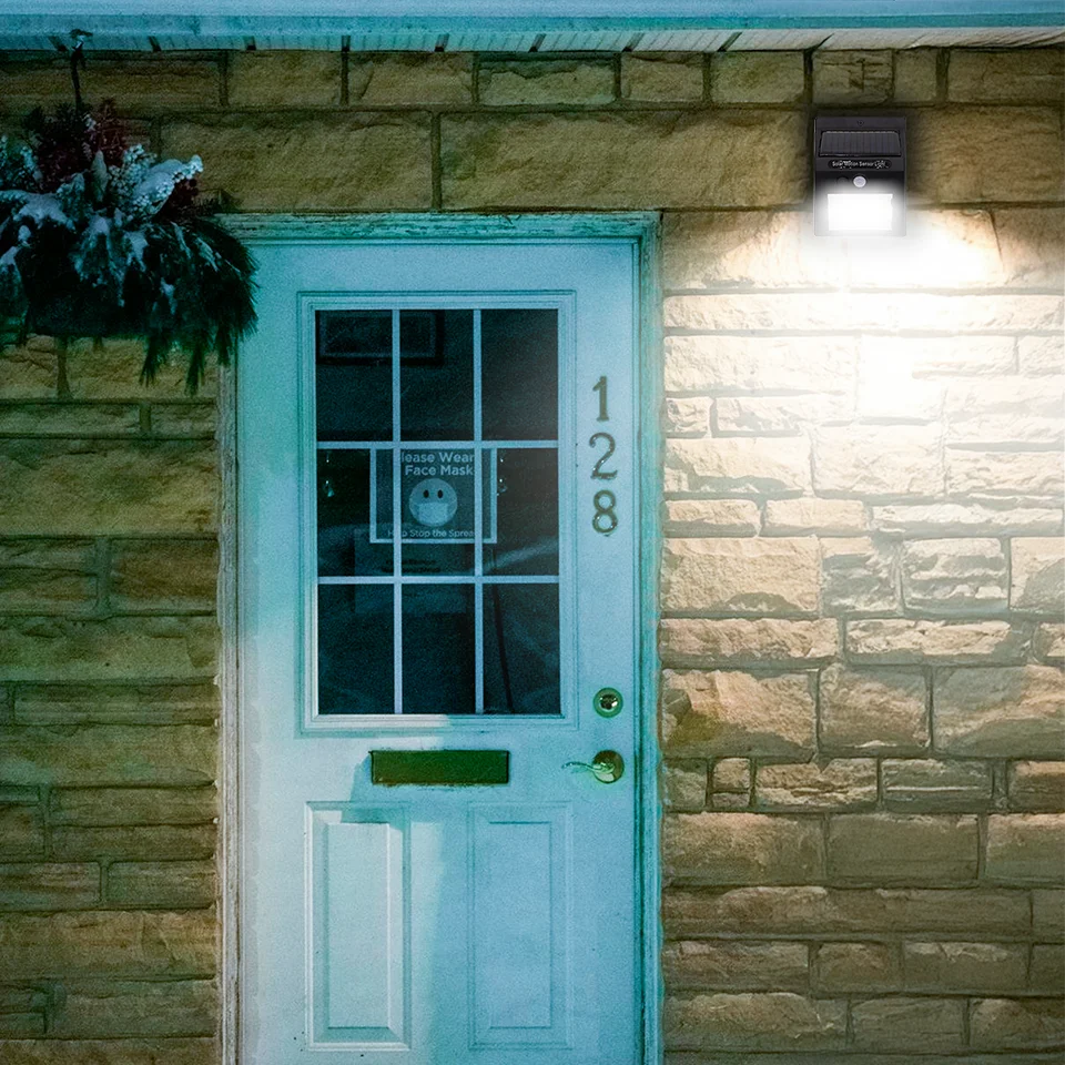 Luminária Solar com Sensor de Presença 30 LEDs para Área Externa - Imagem 5