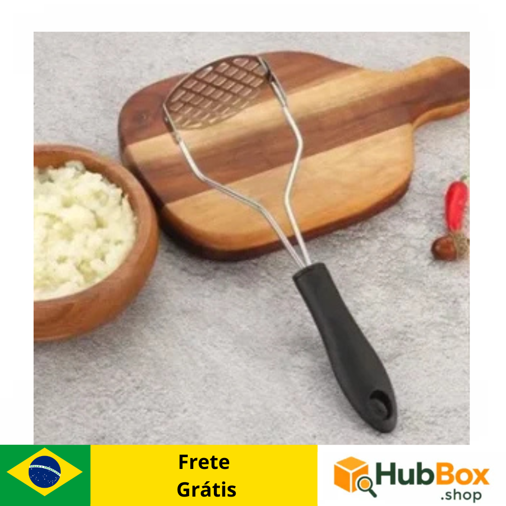 Amassador de Batatas em Aço Inox e Nylon — purês perfeitos com menos esforço - Imagem 2