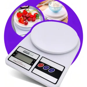 Balança Digital de Cozinha 10kg com Alta Precisão — ideal para receitas, dieta e preparo de alimentos