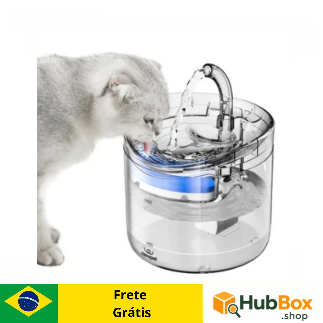 Bebedouro Automático para Gatos 2L com LED e Água Corrente - Imagem 2