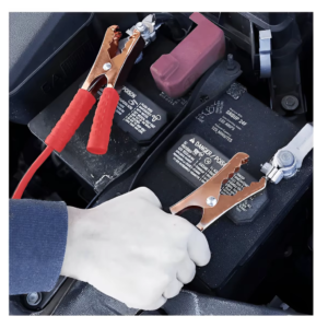 Cabo de Transferência de Força 500A — 2 metros, garras acobreadas e uso automotivo